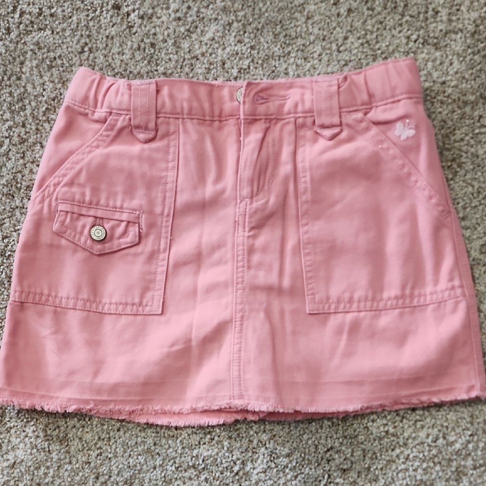 GAP Pink Mini Skirt with Pocket Accents